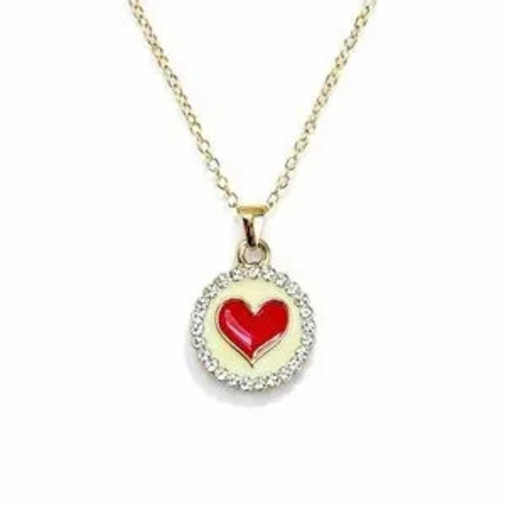 ?? Cutest Gold Heart Pendant Necklace